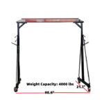 4000 lbs 2 ton Steel Portable Gantry Crane